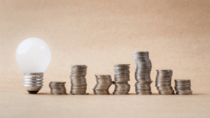 Stacks of coins