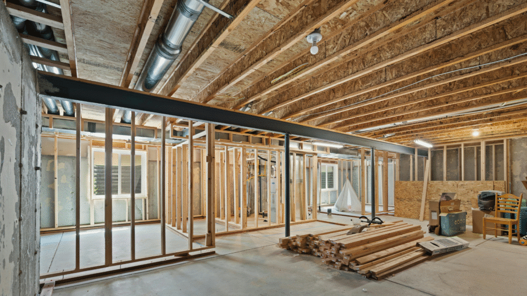 Residential apartment building under construction